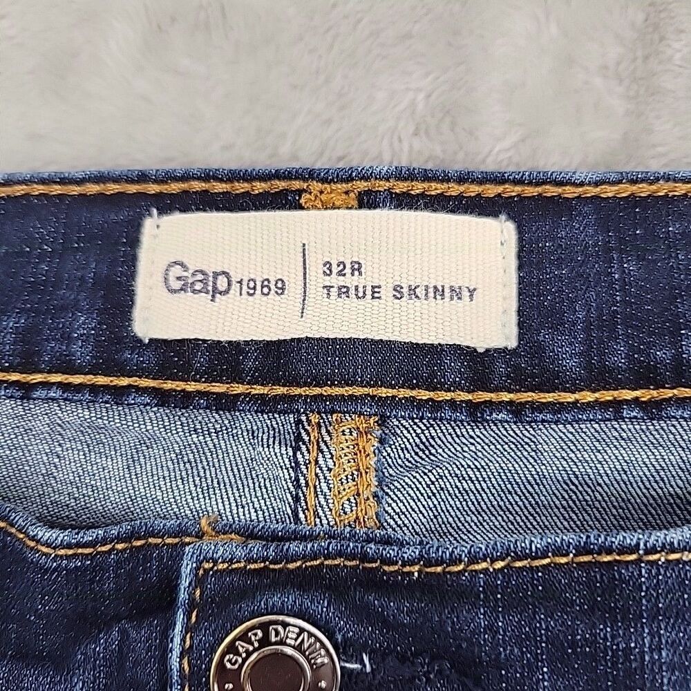 Gap 1969 Womens Ankle Jeans‎ Size 14 Regular Skinny 32Rx26 - Picture 5 of 12